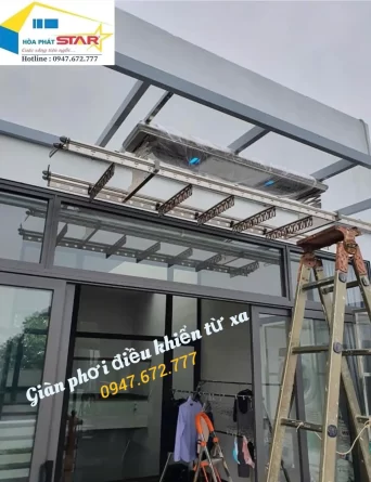 LẮP ĐẶT GIÀN PHƠI QUẦN ÁO THÔNG MINH TẠI NINH BÌNH 9 Lắp đặt giàn phơi quần áo thông minh tại Ninh Bình