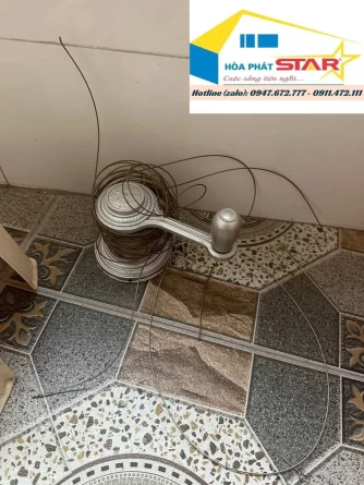 Sửa chữa giàn phơi thông minh tại KĐT Dương Nội