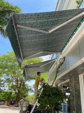Lắp đặt bạt che nắng mưa tại Thanh Hoá