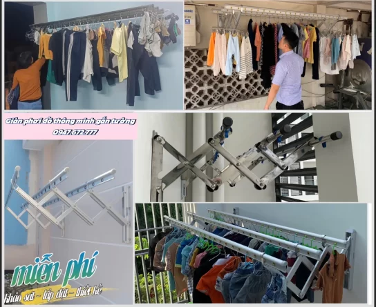 Lắp đặt giàn phơi thông minh tại Thanh Hóa