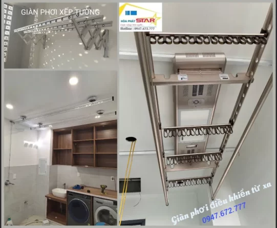 Lắp đặt giàn phơi thông minh tại Thanh Hóa