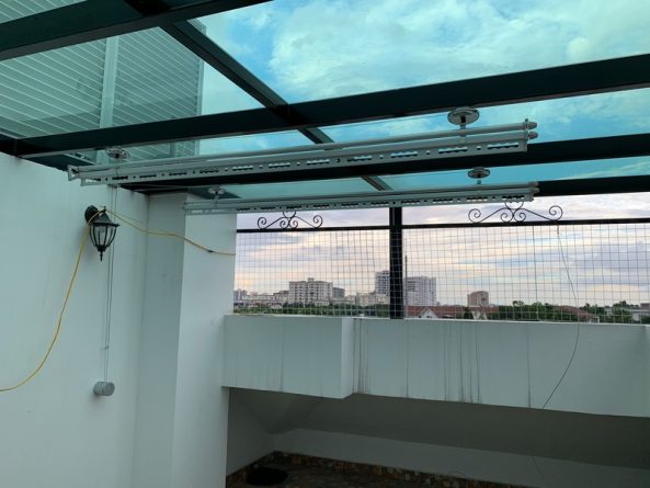 Giàn phơi có bị rỉ sét không