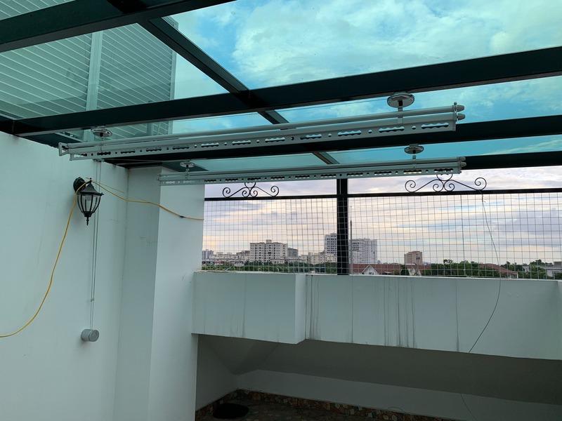 Giàn phơi có bị rỉ sét không