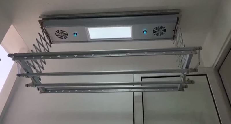 giàn phơi điện tử có điều khiển