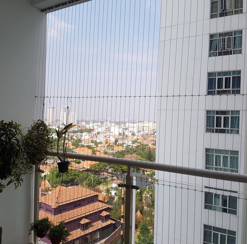Hướng dẫn lắp đặt lưới bảo vệ ban công cho căn hộ chung cư 3 lắp đặt lưới bảo vệ ban công cho căn hộ chung cư