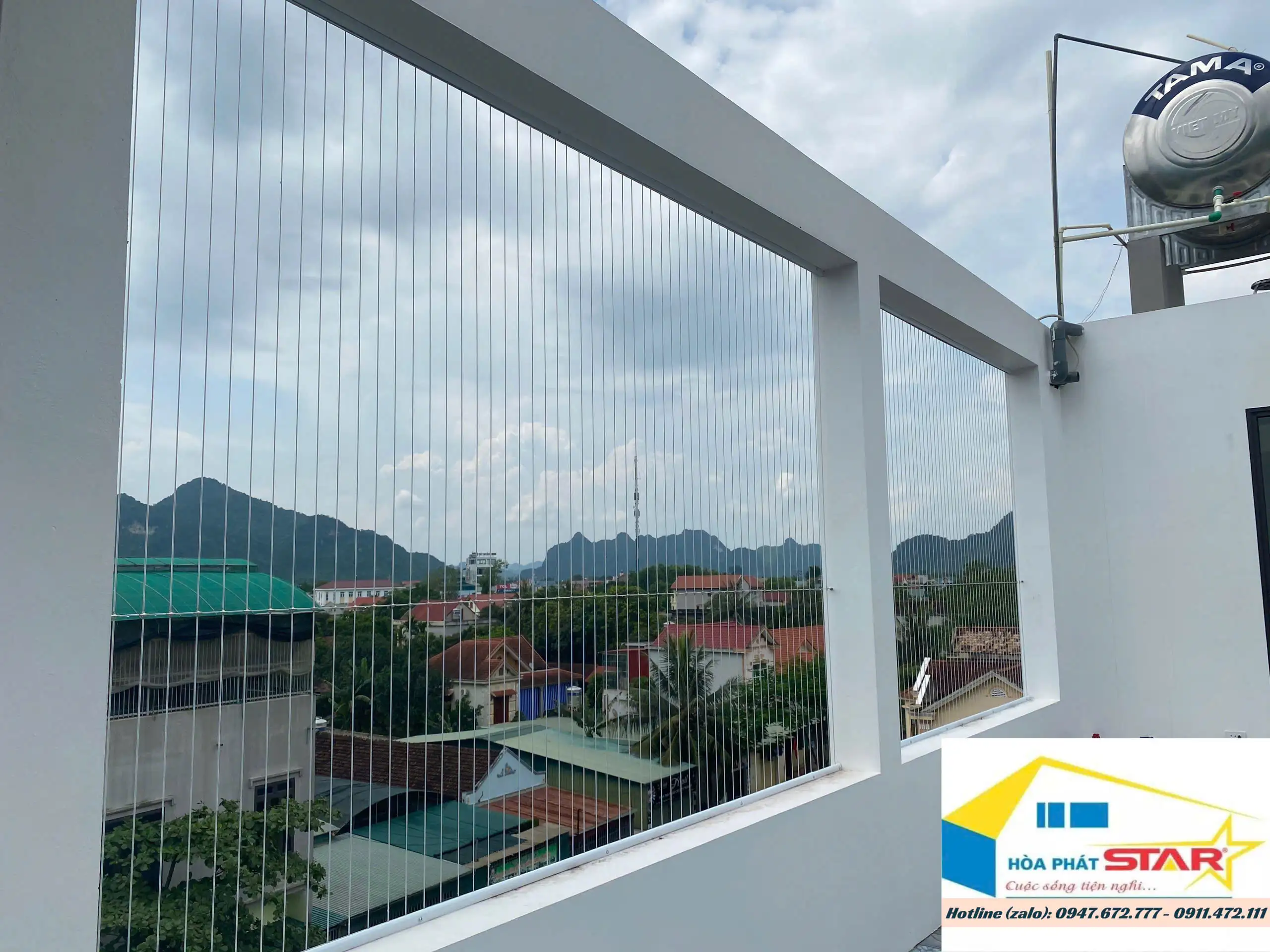 Lưới bảo vệ an toàn sân thượng