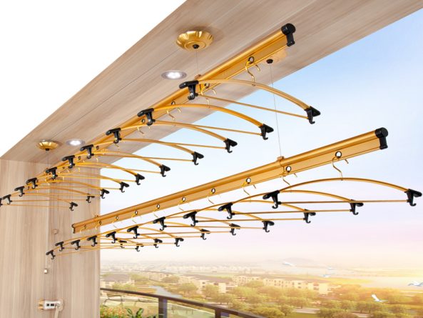 giàn phơi thông minh điện tử và cơ học