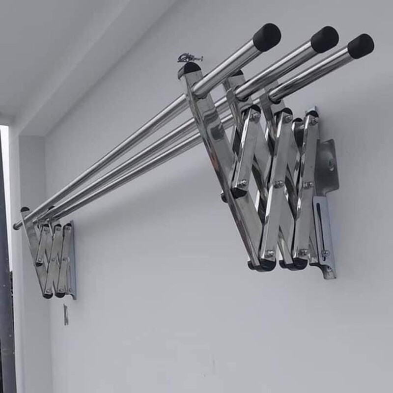 Giàn phơi xếp ngang gắn tường: Giải pháp tiện lợi cho không gian phơi đồ 1 Giàn phơi xếp ngang gắn tường