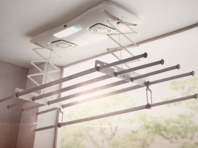 giàn phơi thông minh cho căn hộ nhỏ