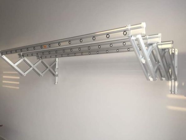 Giàn phơi xếp ngang tiết kiệm diện tích