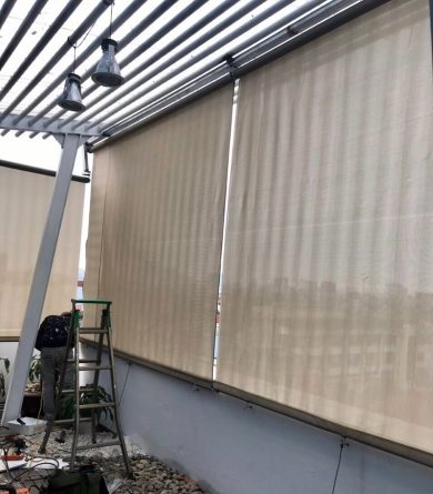 Lưu ý lắp bạt che ban công về kiểu dáng và cơ cấu sử dụng