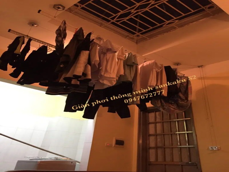 Lưu ý khoan tường gắn giàn phơi