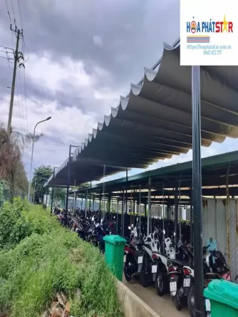 Bạt kéo che nắng mưa ngoài trời