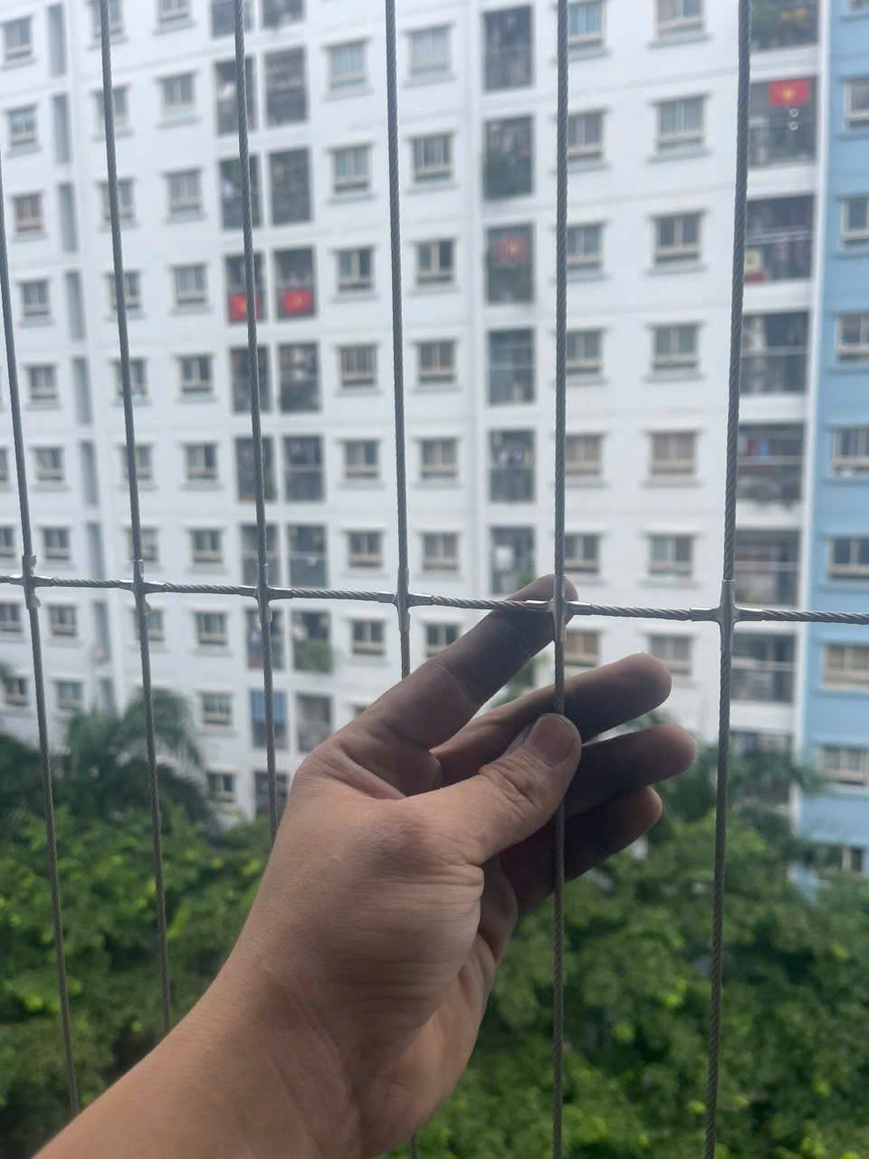 Lắp đặt lưới bảo vệ an toàn tại quận 7